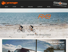 Tablet Screenshot of orangebikes.co.uk